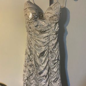 Homecoming dress size small white